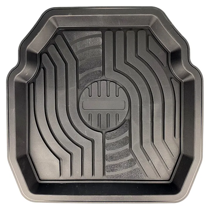 カインズ 丸洗いできるコンパクト立体マット リア用 ブラック 幅45cm×長さ46cm