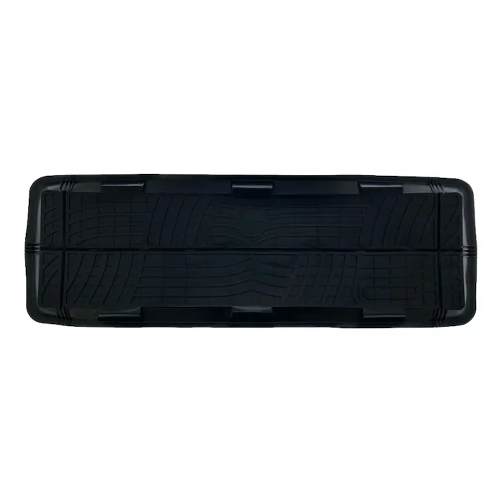 カインズ 丸洗いできる立体ロングマット 後部座席用・トランク用 ブラック 幅40cm×長さ120cm