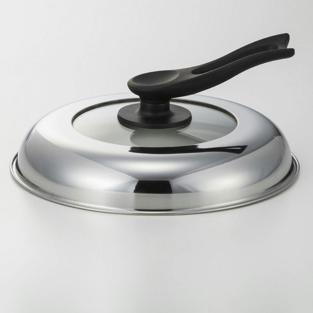 蓋が立てられるステンレス製兼用鍋 22cm | 鍋・やかん 通販