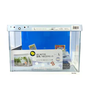 Pet’s One はじめての金魚 メダカセット ホワイト Lサイズ