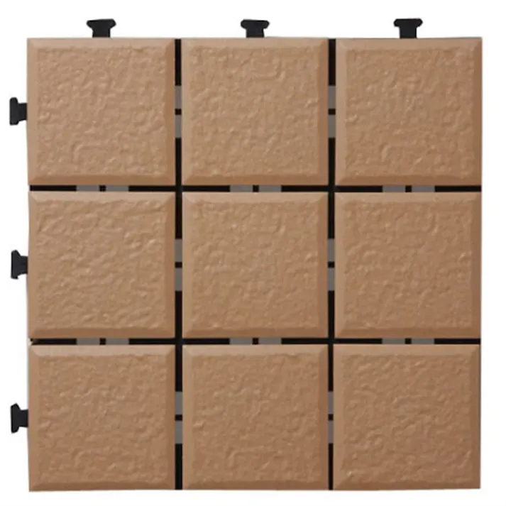 【ケース販売】カインズ ジョイントタイル ブラウン 9枚貼り×6枚入