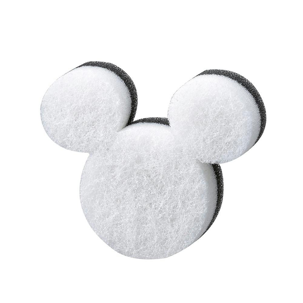 食器用スポンジ ミッキーマウス ホワイト | シンク・コンロまわり用品