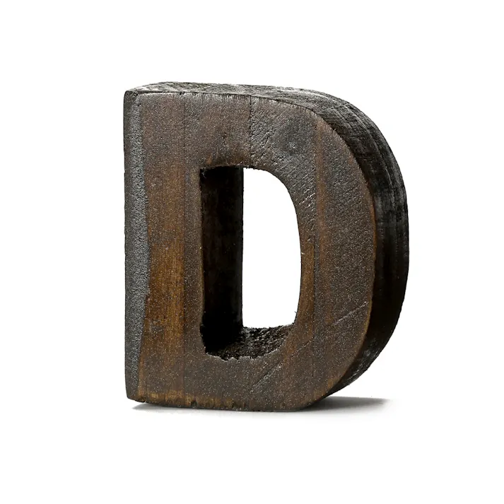 カインズ WOOD DECO ALPHABET “D”(販売終了)