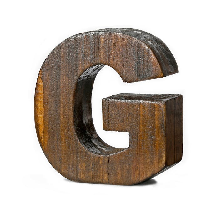 WOOD DECO ALPHABET “G”(販売終了)