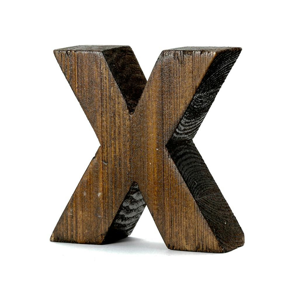 WOOD DECO ALPHABET “X”(販売終了) | ねじ・くぎ・針金・建築