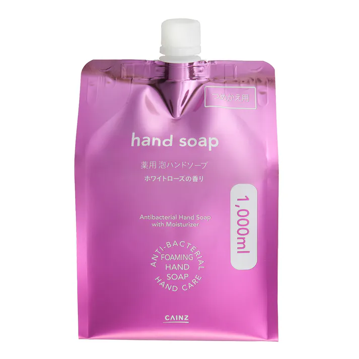 CAINZ 薬用泡ハンドソープ ホワイトローズ 詰替 1000ml