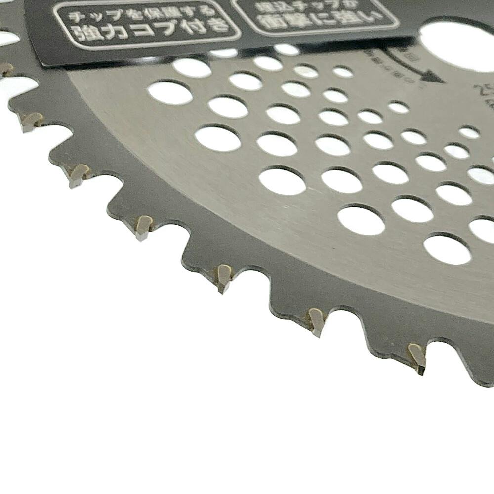 カインズ 刈払い機チップソー 強力コブ付き 外径255mm×穴径25.4mm×刃数