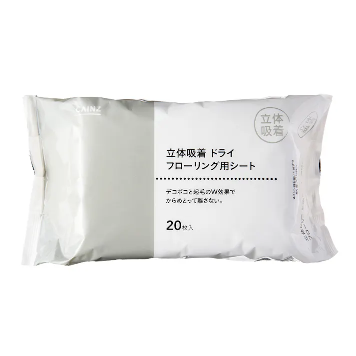 立体吸着ドライ フローリング用シート 20枚入