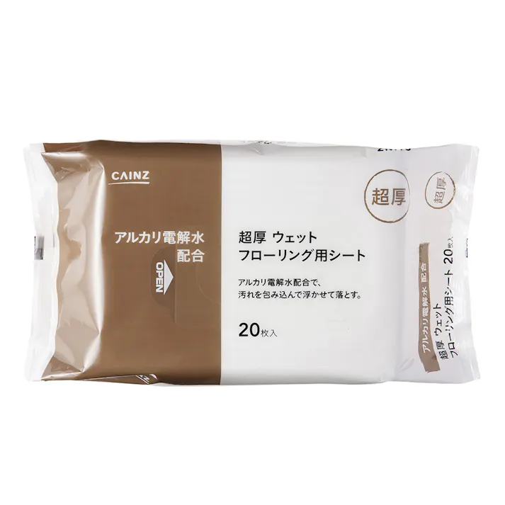 超厚 ウェット フローリング用シート 20枚入(販売終了)