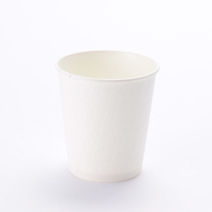 断熱紙コップ　２５０ｍｌ×１２個入り　ホワイト