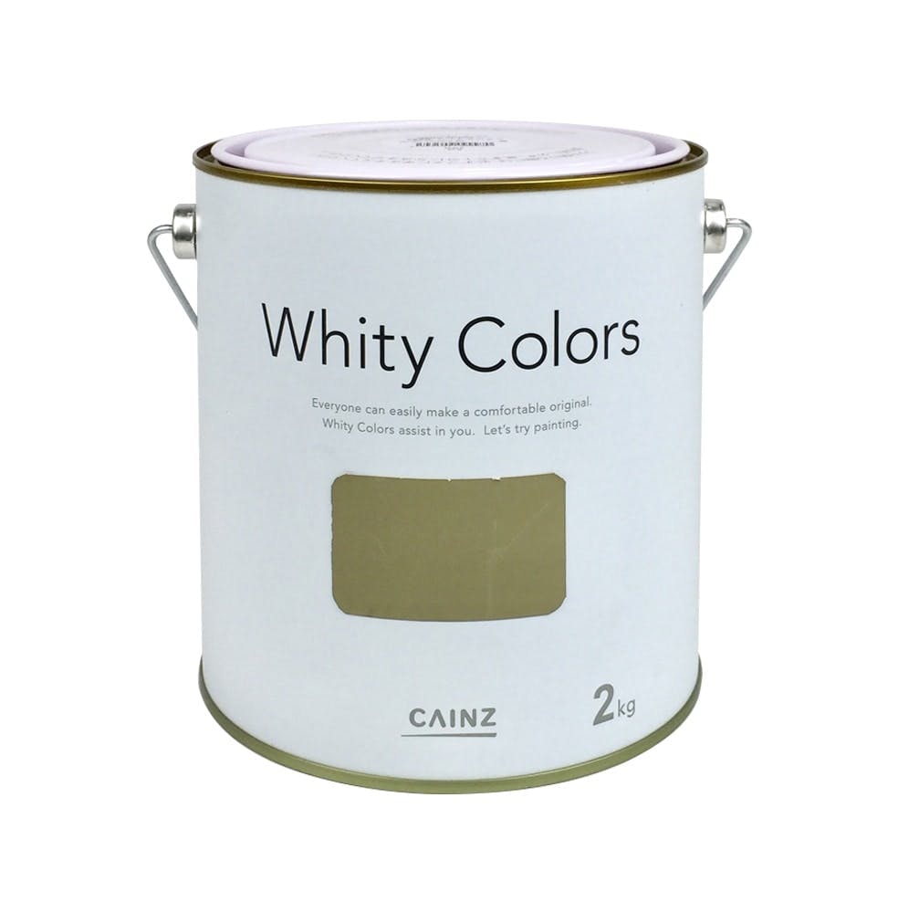 カインズ 室内用塗料 ホワイティーカラーズ 和 鶯 2kg | 塗料（ペンキ