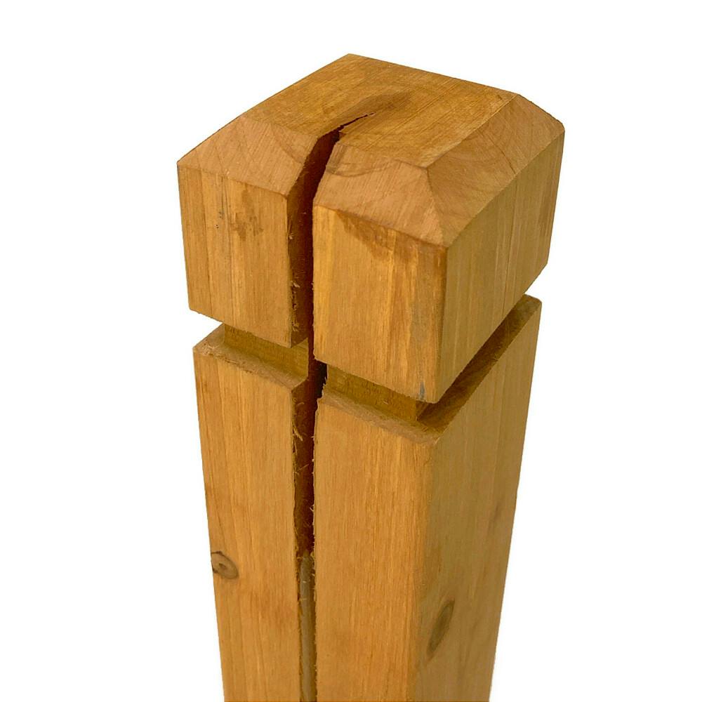 カインズ ラティスポスト ライトブラウン 6×6×180cm | ラティス