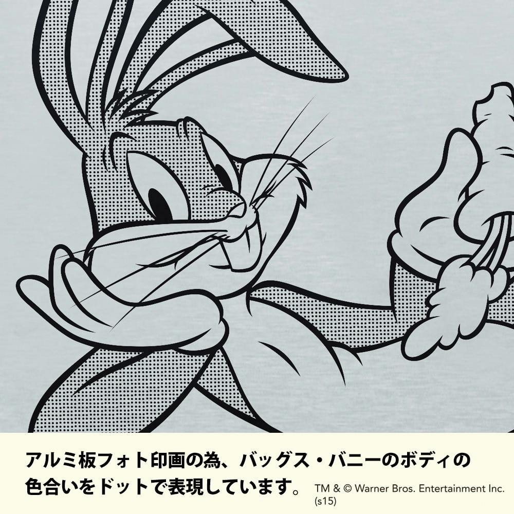 表札 アルミ板+透明アクリルバック(WN-60672)バッグス・バニー