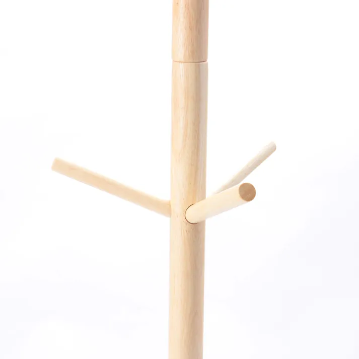 P5 木製ポールハンガー回転式 ナチュラル