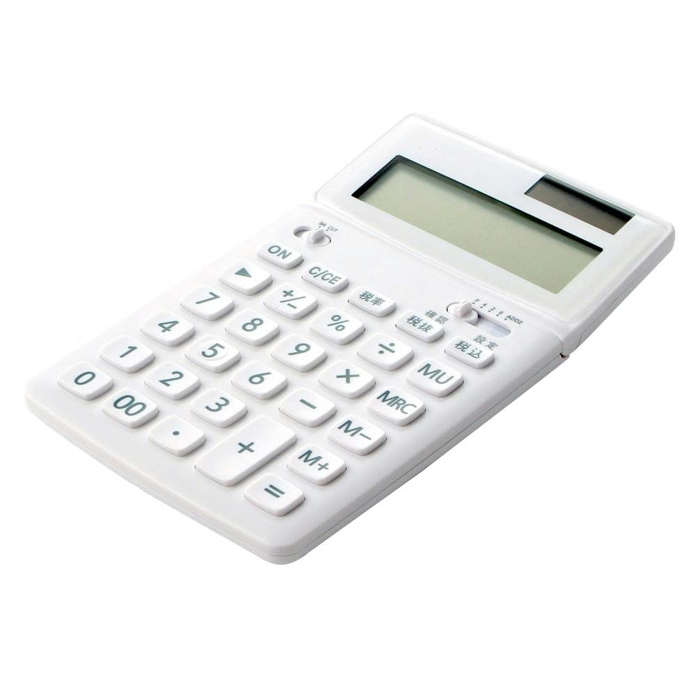 12桁 税換算機能付き電卓 CA-211T ホワイト 文房具・事務用品 ホームセンター通販【カインズ】