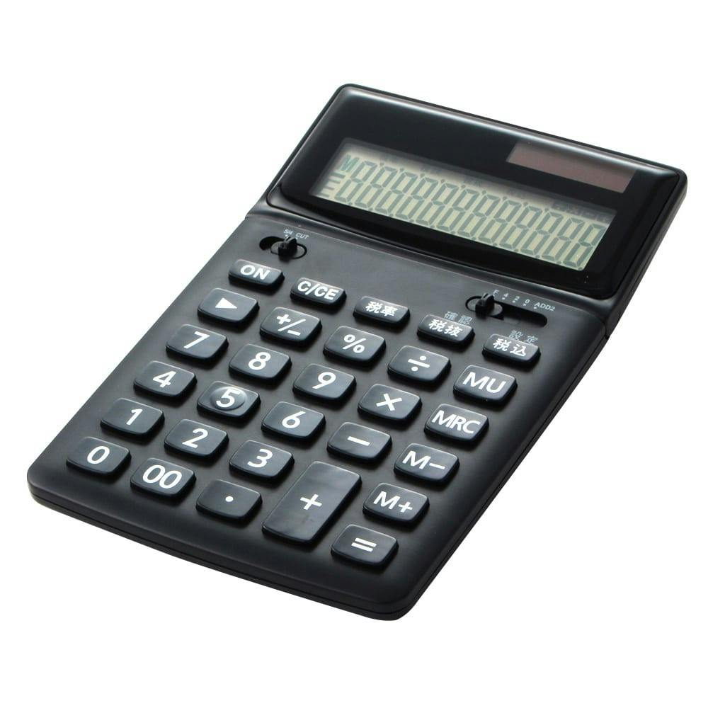 12桁 税換算機能付き電卓 CA-211T ブラック 文房具・事務用品 ホームセンター通販【カインズ】