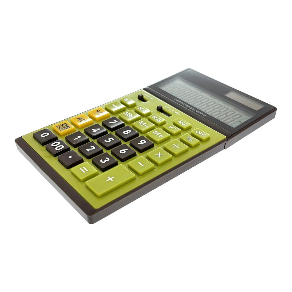 数字が大きく見やすい電卓 GN TD12-GN | 文房具・事務用品 通販