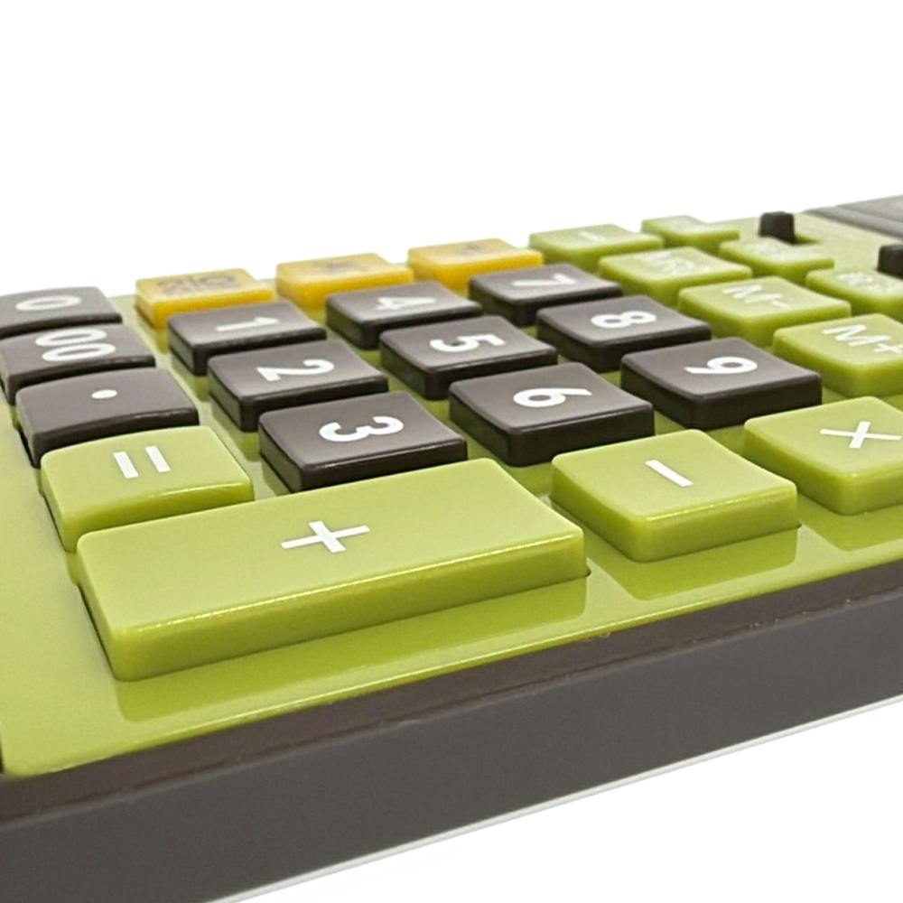 数字が大きく見やすい電卓 GN TD12-GN | 文房具・事務用品 通販