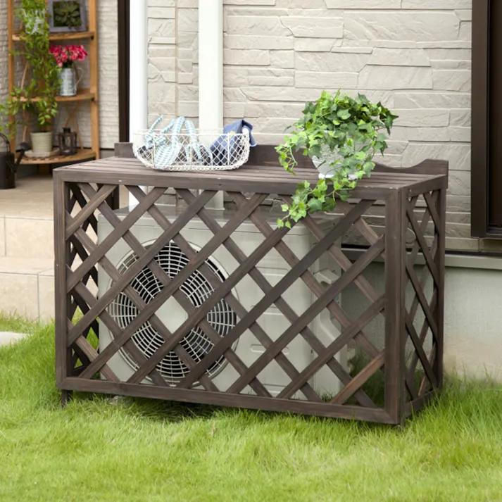 カインズ 大型室外機カバー ダークブラウン OSC-104(販売終了)