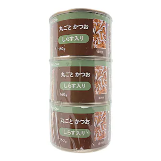 Pet’sOne キャットミール 丸ごとかつお しらす入り 160g 3缶パック