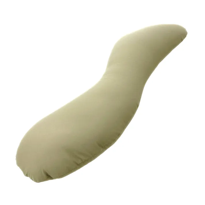 3種の素材をブレンドした抱き枕 グレー 40×100cm