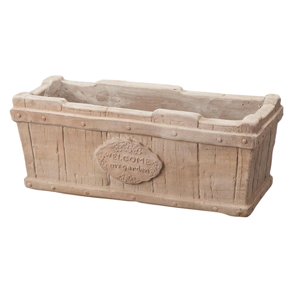 カインズ ウッド調レクトポット S ブラウン