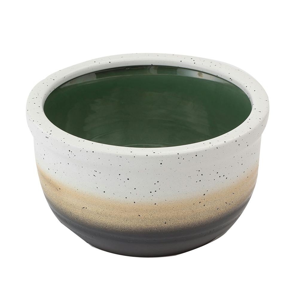 陶器睡蓮鉢 ホワイトブラウン 30cm | 園芸用品 | ホームセンター通販
