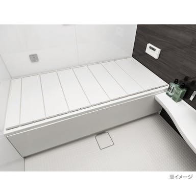 折りたたみ風呂フタ ホワイト L-12 75×120cm