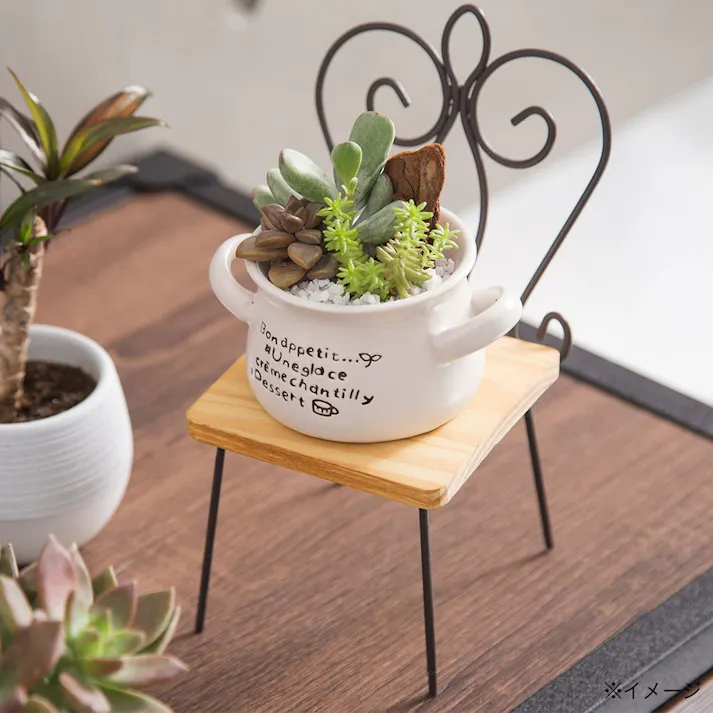 カインズ ワイヤー花台(チェア)