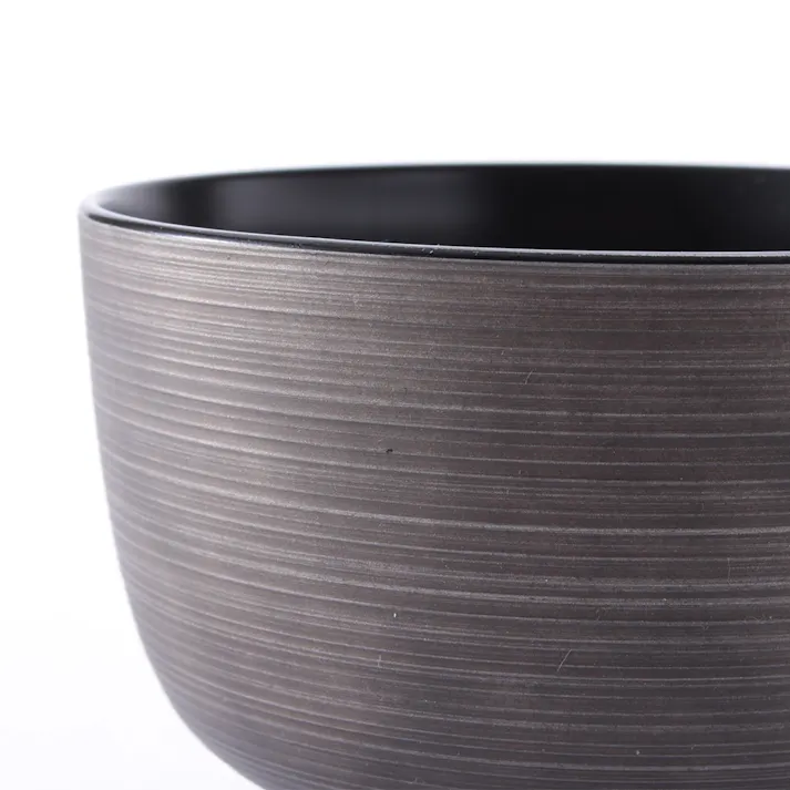 汚れが落ちやすい刷毛目大椀 銀ぼかし