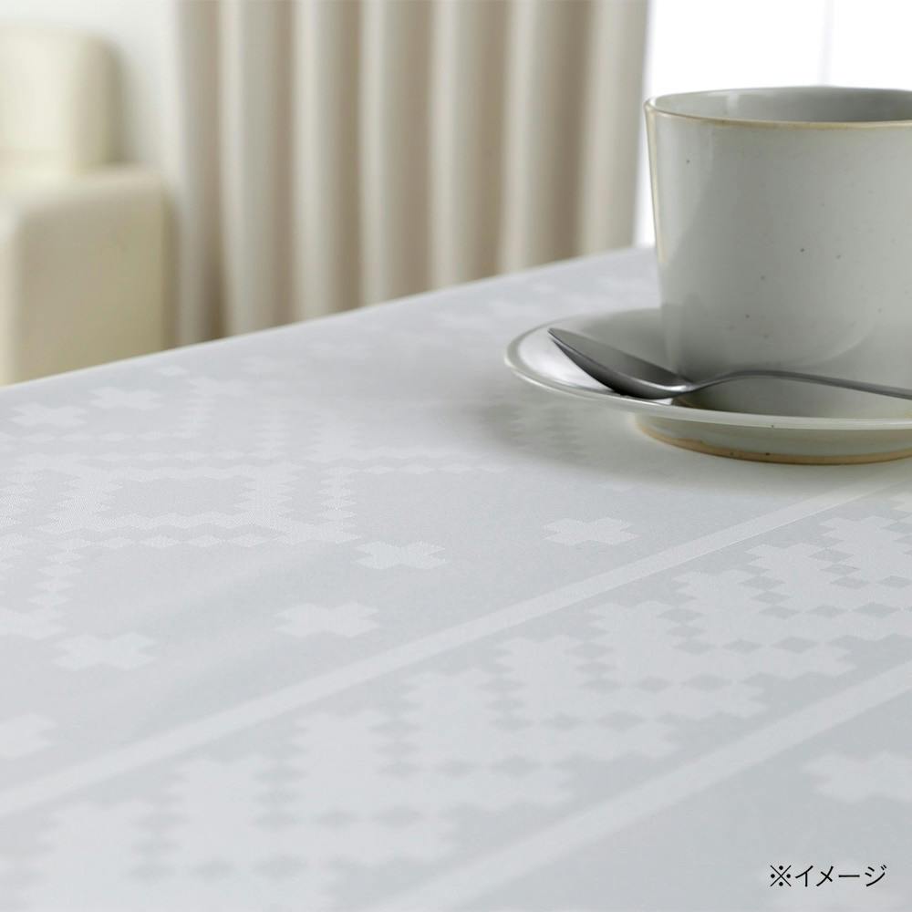 撥水テーブルクロス シャインWH 120×150(販売終了) | インテリア