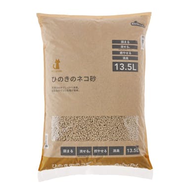 猫砂 Pet’sOne ひのきのネコ砂 13.5L