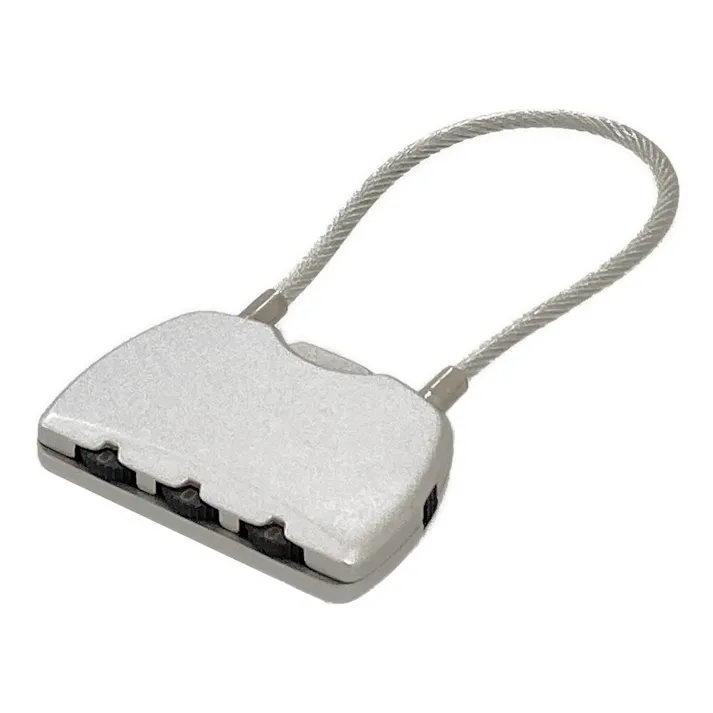 ダイヤル錠 ワイヤー シルバー YF20320SL