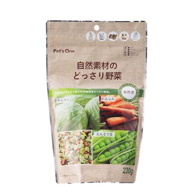 Pet’sOne 自然素材のどっさり野菜 230g