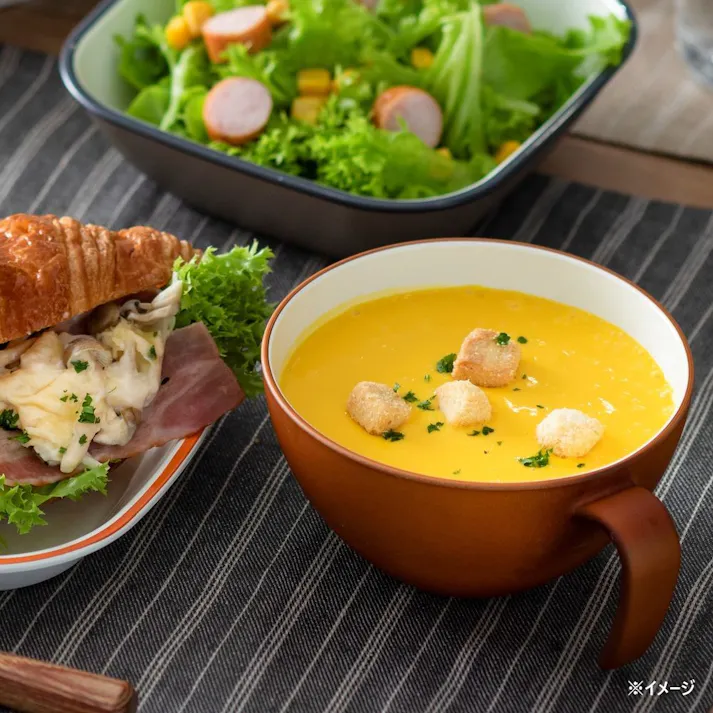 グラノーラ・スープ用カップ HAJIKU ライトブラウン