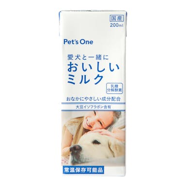 愛犬 と一緒においしいミルク 大豆イソフラボン入り 200ml