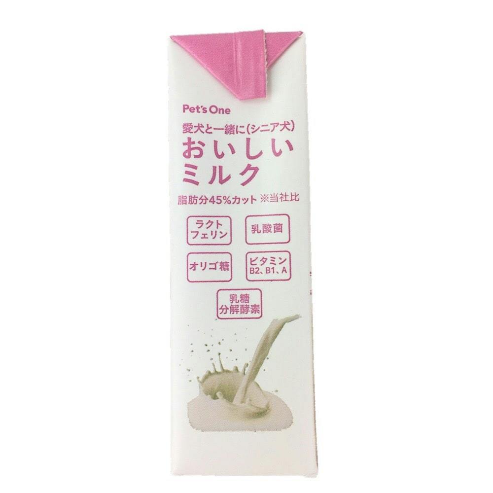 店舗限定 愛犬と一緒に シニア犬 おいしいミルク 大豆イソフラボン入り 0ml ホームセンター通販 カインズ