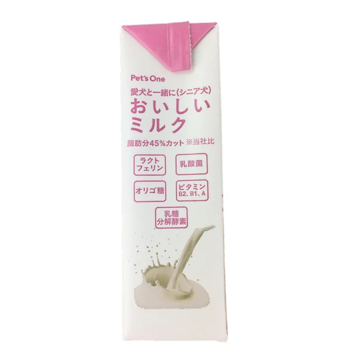 愛犬と一緒に(シニア犬 )おいしいミルク 大豆イソフラボン入り 200ml(販売終了)