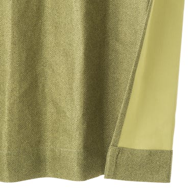 遮光性カーテン エース グリーン 100×178cm 2枚組
