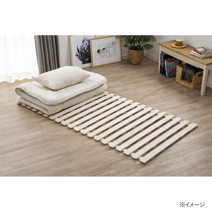 桐すのこロールマットレス シングル 100×200cm