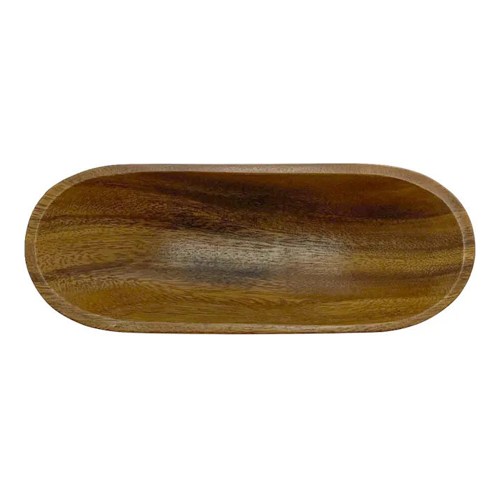 アカシアボート型プレート 20.5cm