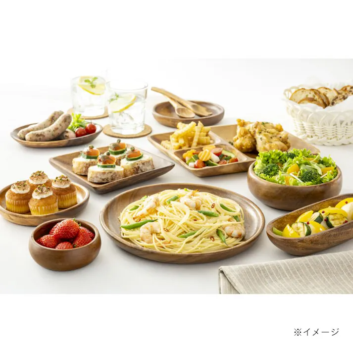 アカシアラウンドプレート 25.5cm