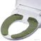 貼る厚手便座シート グリーン