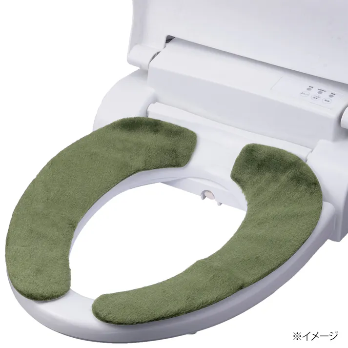 貼る厚手便座シート グリーン