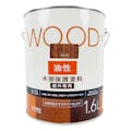 カインズ WOOD 木部保護塗料 屋外専用 油性 丸缶 チーク 1.6L(販売終了)