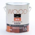 カインズ WOOD 木部保護塗料 屋外専用 油性 丸缶 ブラック 1.6L(販売終了)