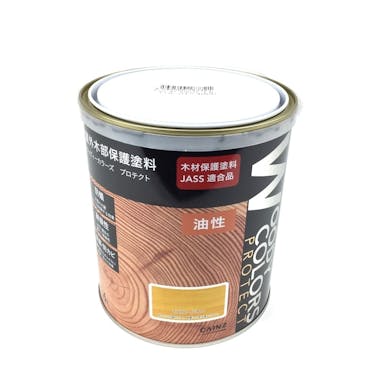カインズ 屋外木部保護塗料 ウッディーカラーズ プロテクト イエローパイン 1.6L【別送品】