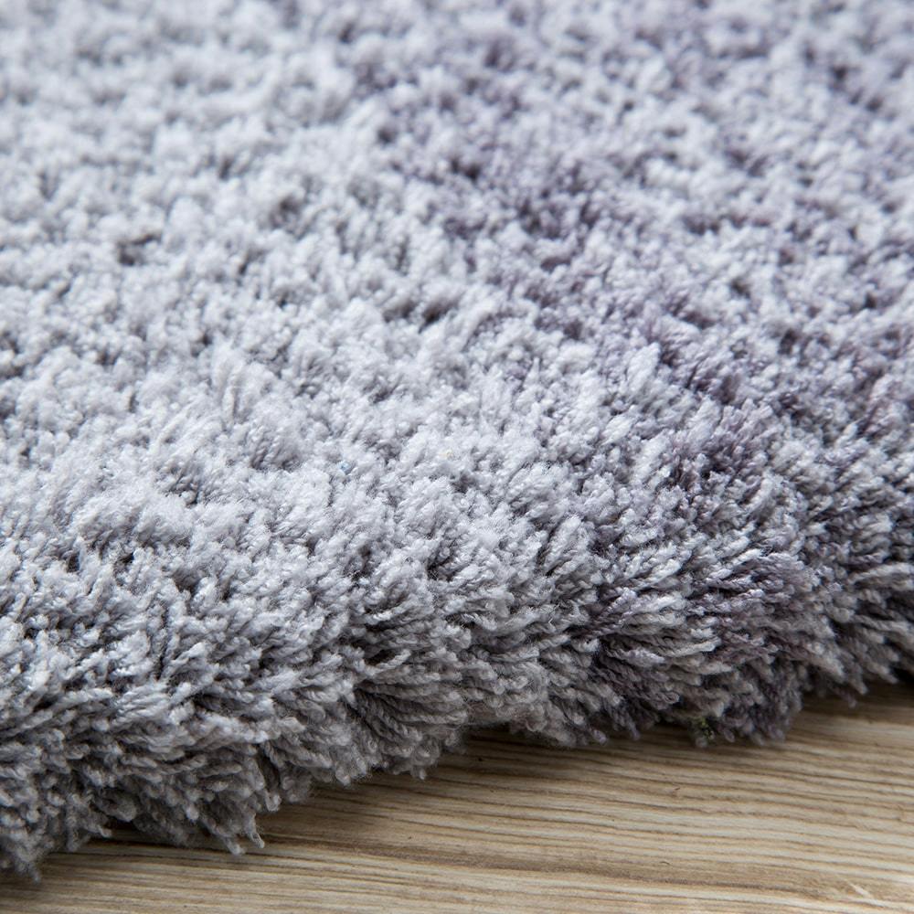 moda en casa グレー シャギーラグ moda en casa グレー シャギーラグ