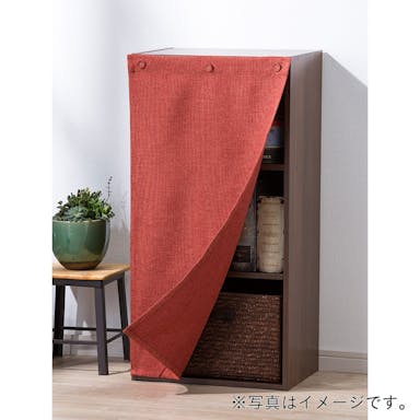 ボックス用カーテン 和み オレンジ 44×86cm(販売終了)