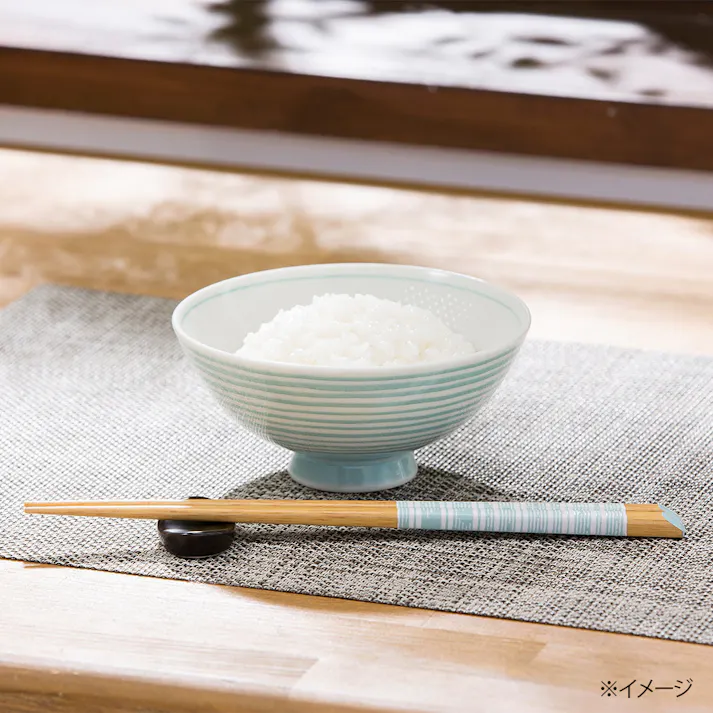 ごはんがつきにくい茶碗 中 ibuki ブルー(販売終了)